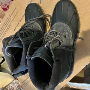 Tommy Hilfiger Black Rain Boots